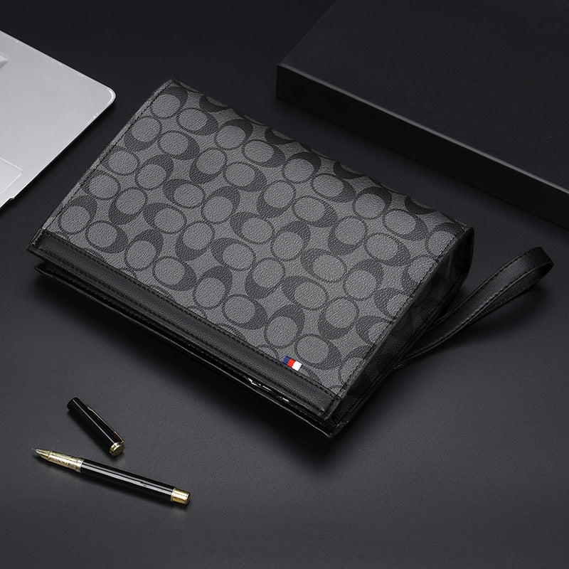 Men's Clutch Fashion Genuine Leather Hand Grab Men's Handbags