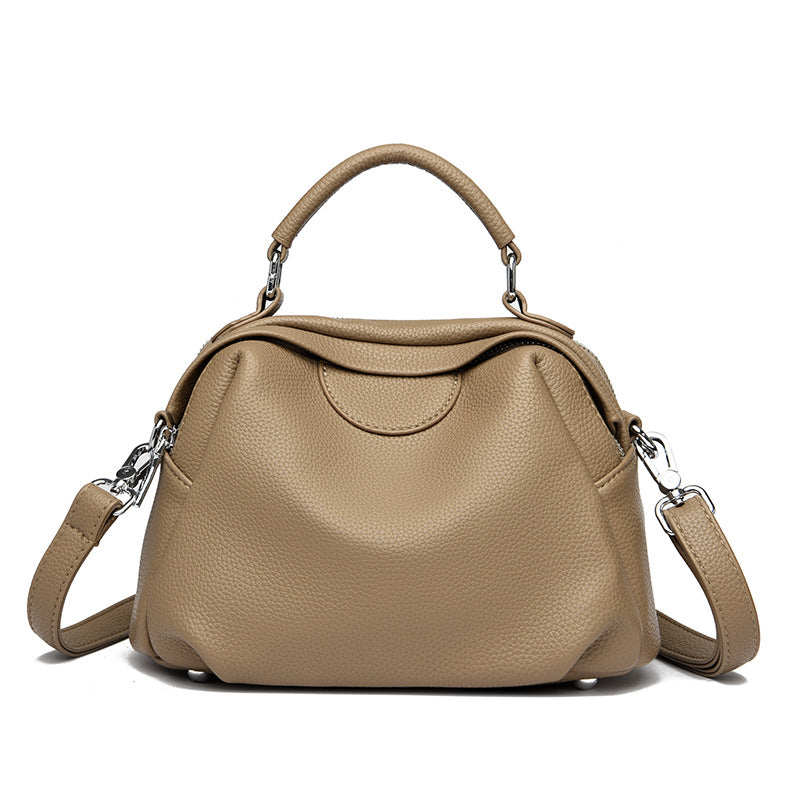 Women's Sense Retro Easy Matching Mom Large Shoulder Bags