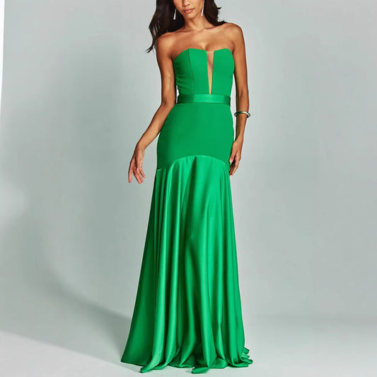 Women's Stitching Dress Casual Party Sleeveless For Dresses