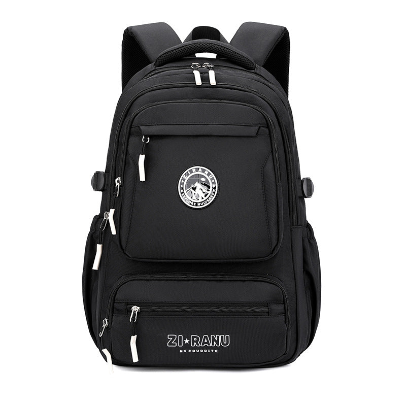 Men's Natural Fish Junior High Large Capacity Middle School Students' Schoolbags