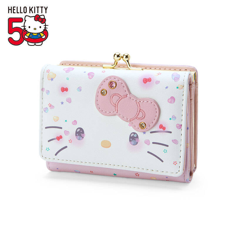 Short 2 Fold Cat Shape Zipper Ladies Wallet