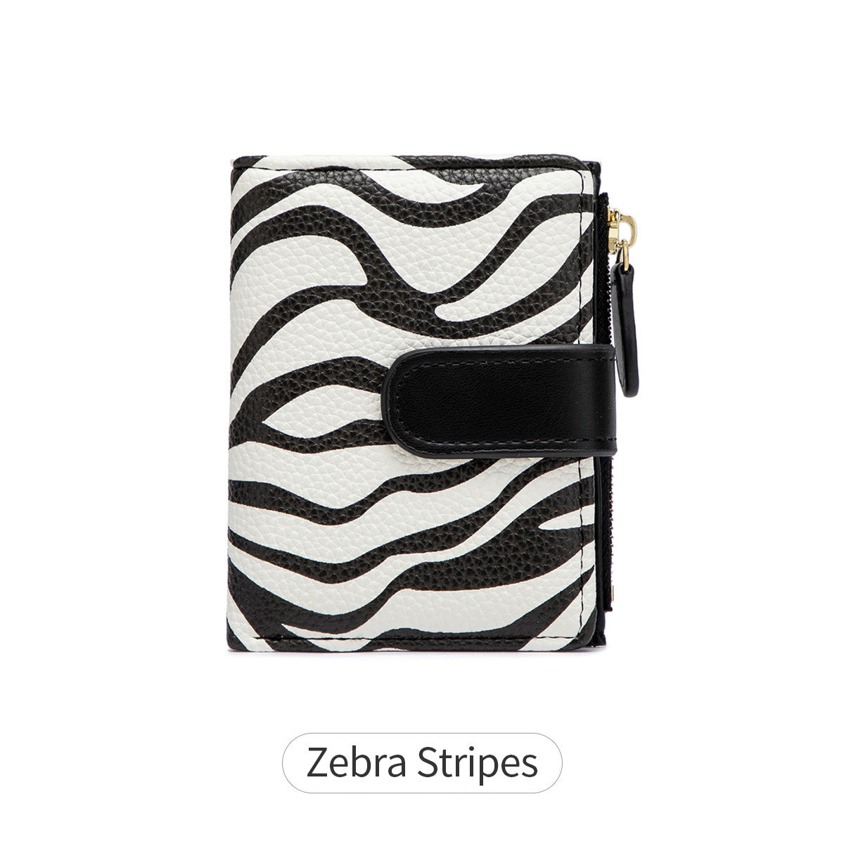 Fresh Crocodile Pattern Korean Short Folding Purses
