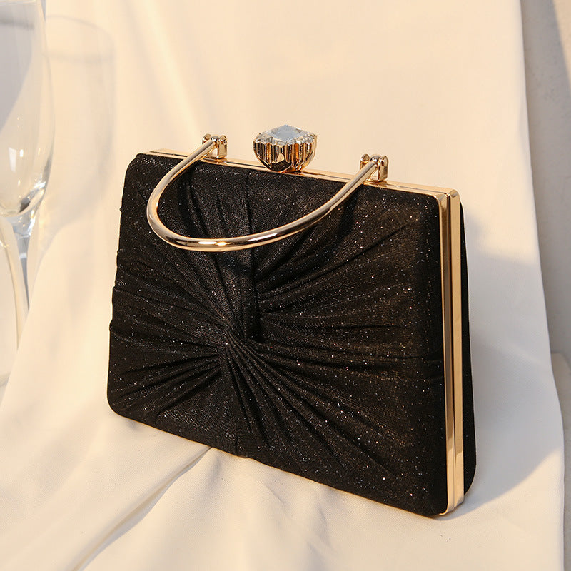 Women's Retro Dinner Hand-woven Banquet Metal Evening Bags