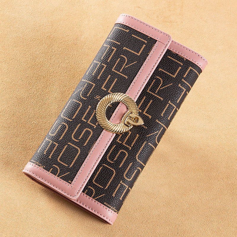 Women's Fanya Long Large Capacity Fashion Clutch Ladies Wallets