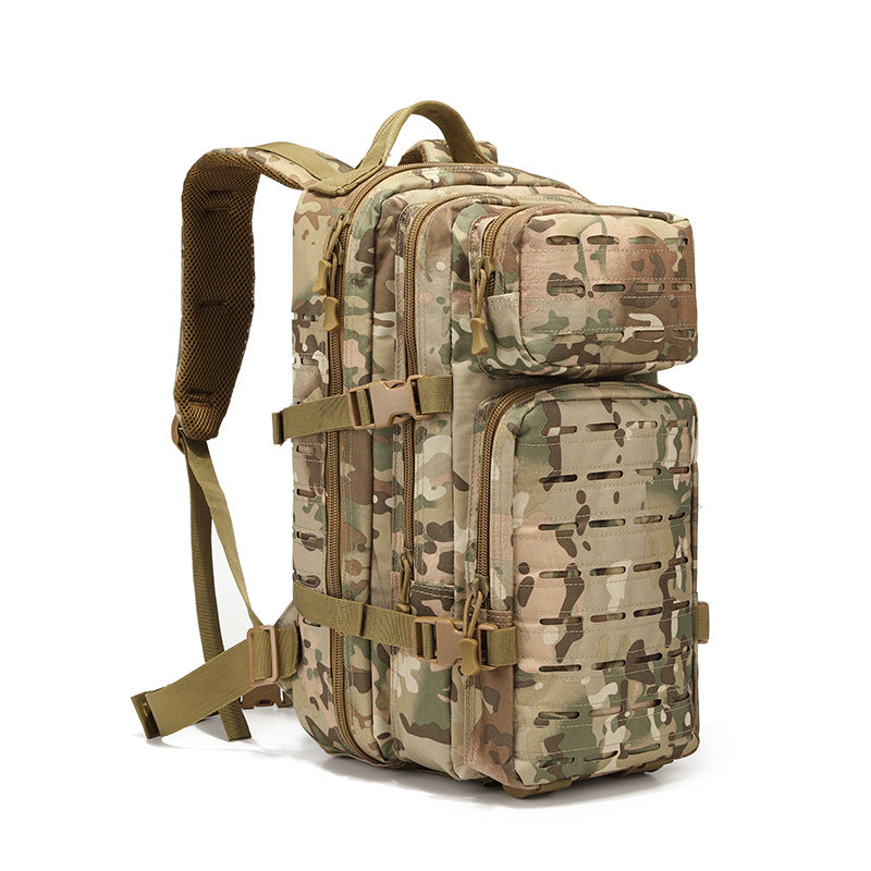 Camouflage Waterproof Laser Cutting Multifunctional Hiking Mountaineering Backpacks
