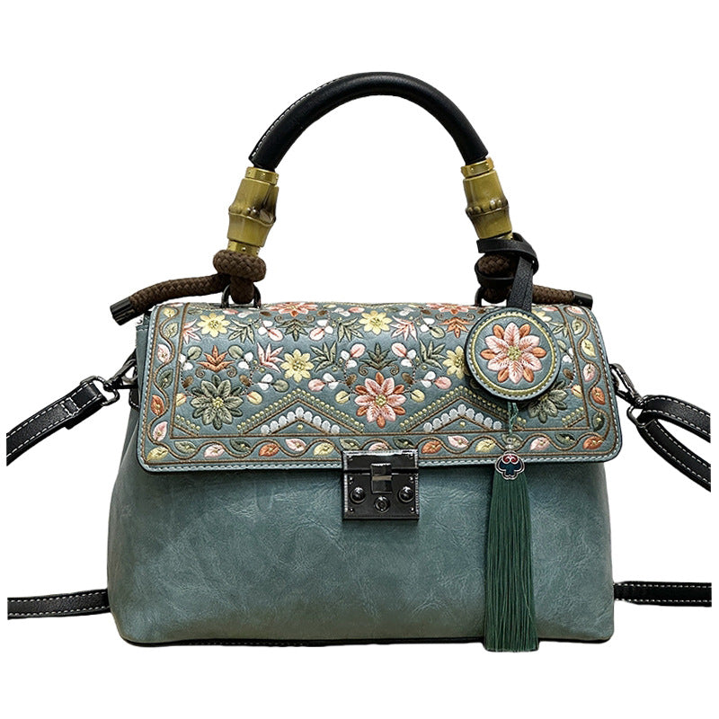 Women's Style Embroidery With Cheongsam Cotton Linen Hand Women's Handbag