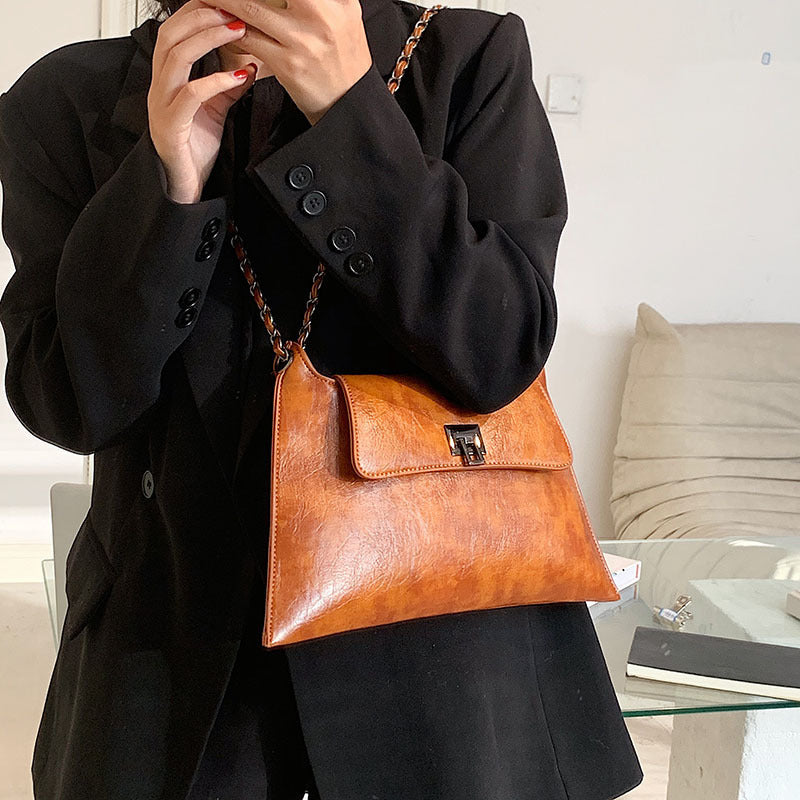 Women's Fashion Simple Summer Texture Envelope Chain Women's Shoulder Bag
