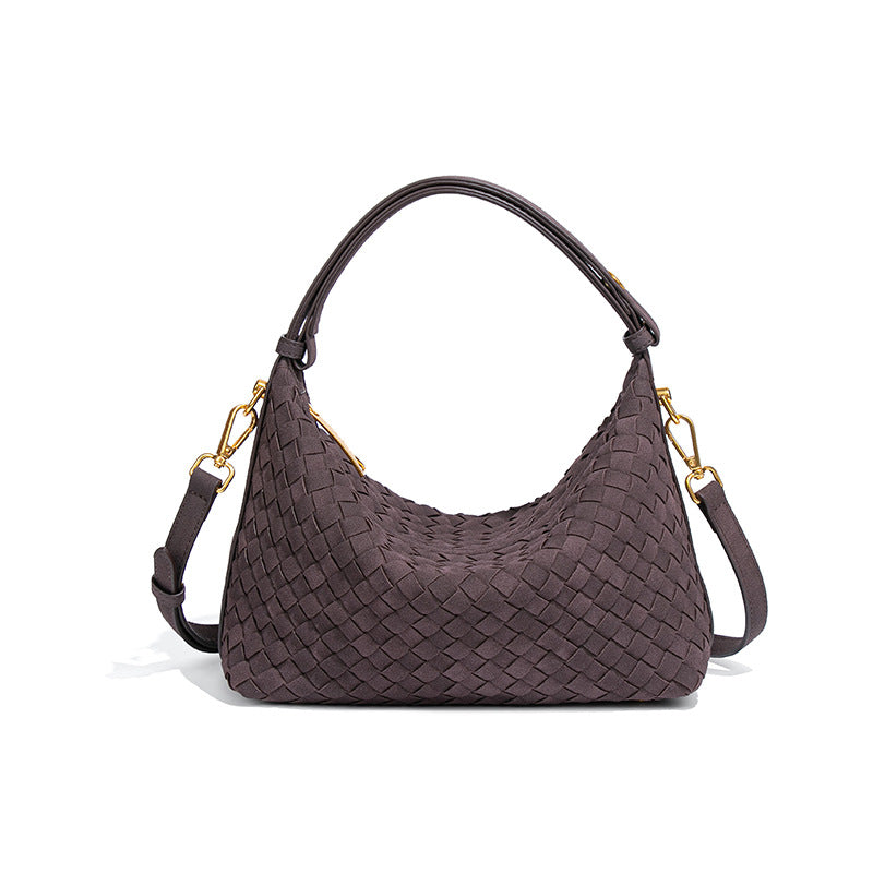 Women's Woven Lunch Box Niche High-grade Underarm Fashion Women's Handbag