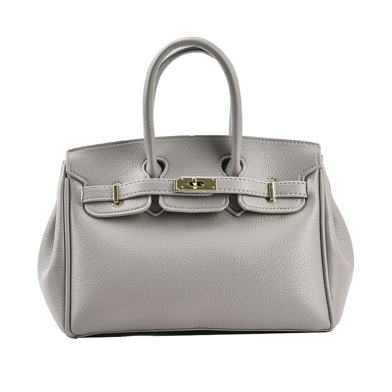 Women's Advanced Texture Lychee Pattern Fashion Large Shoulder Bags