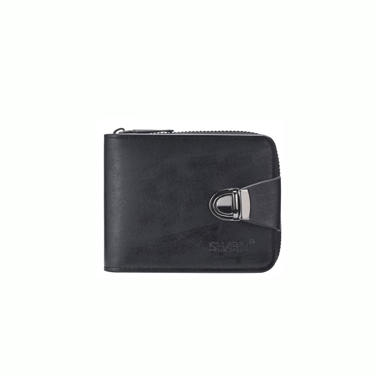 Fashion Men's Vintage Zipper Multiple Slots Coin Purses