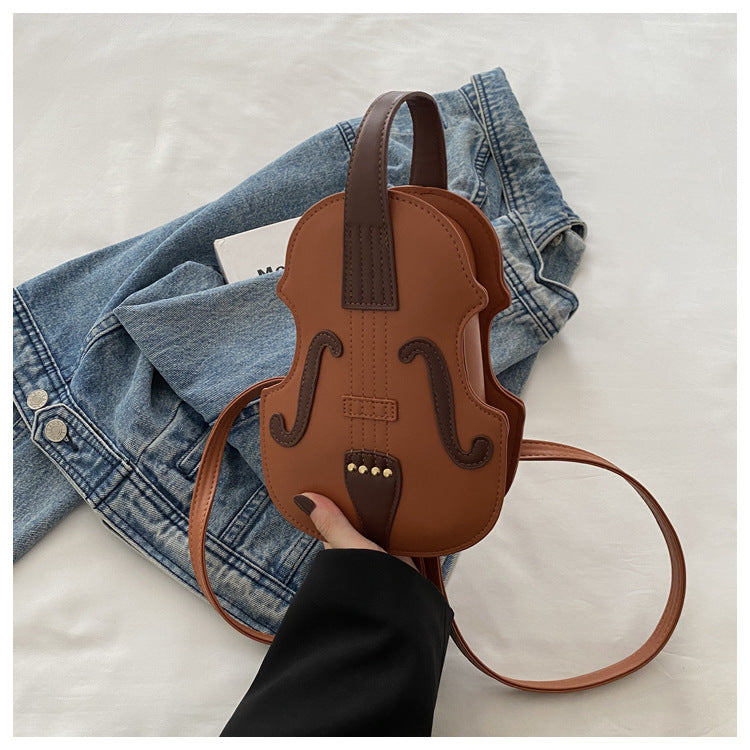 Women's Western Style Personalized Organ Guitar Retro Women's Shoulder Bag
