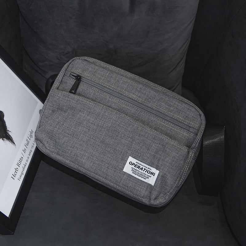 Men's Style Fashion Canvas Artistic Simple Men's Shoulder Bags