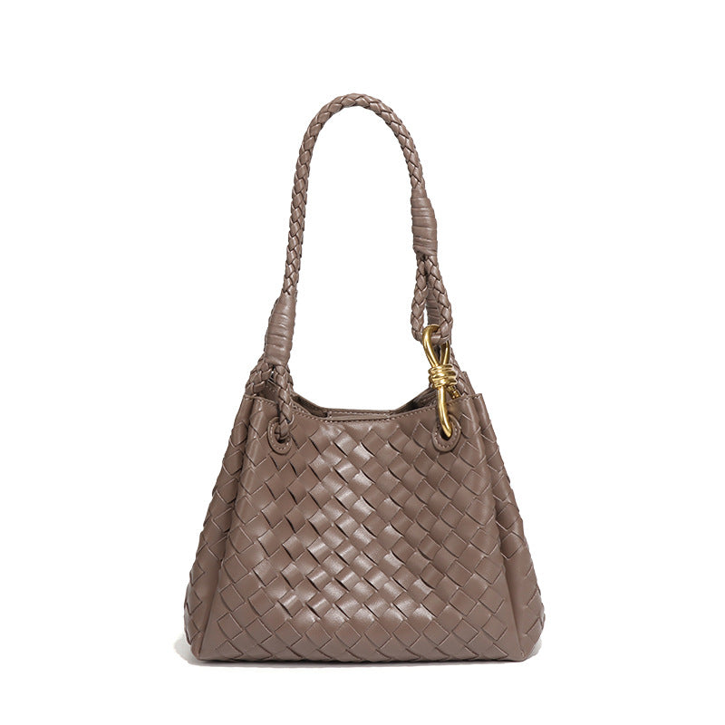 Women's Vintage Weave Hand Carrying Parachute Two-piece Set Women's Handbag