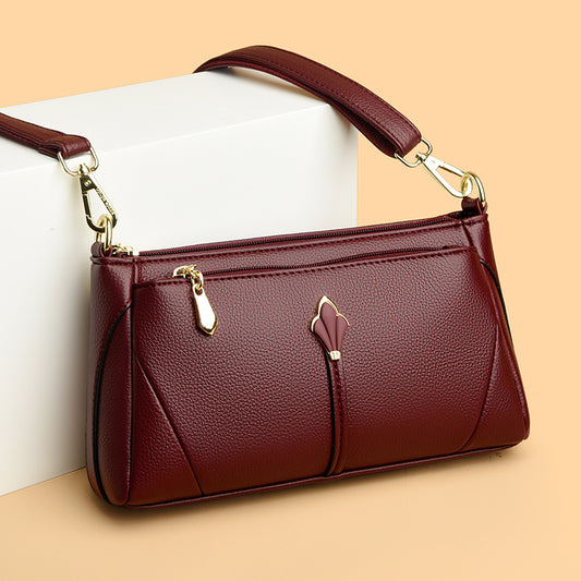 Women's Summer Simple Versatile Large Capacity Mother Small Square Bags