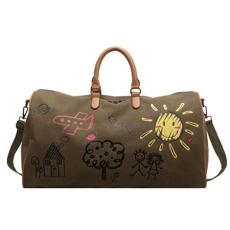 Women's & Men's & Military Style National Fashion Iti Short Distance Hand-held Dry Travel Bags