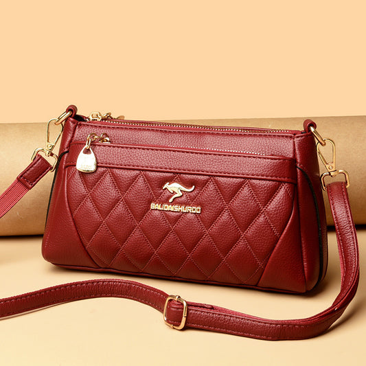 Women's Stylish Diamond Check Fashion Mom Shoulder Bags