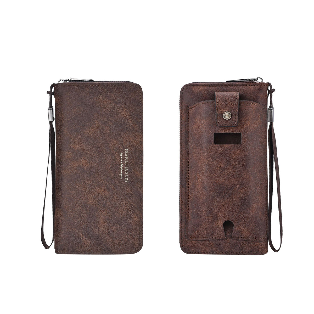 Men's Zipper Multiple Slots Long Mobile Men's Wallet