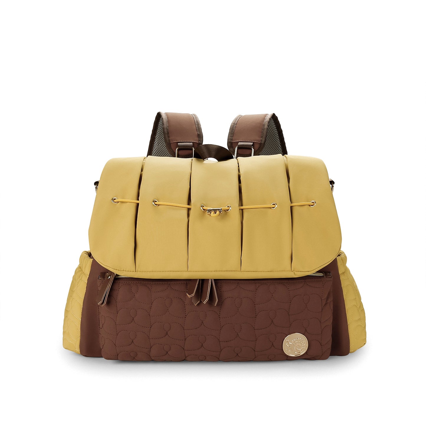 Quilted Embroidered Mummy Multifunctional Mom Detachable Strap Bags