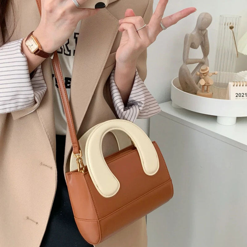 Slouchy Women's Genuine Leather Cute Portable Crossbody Bags