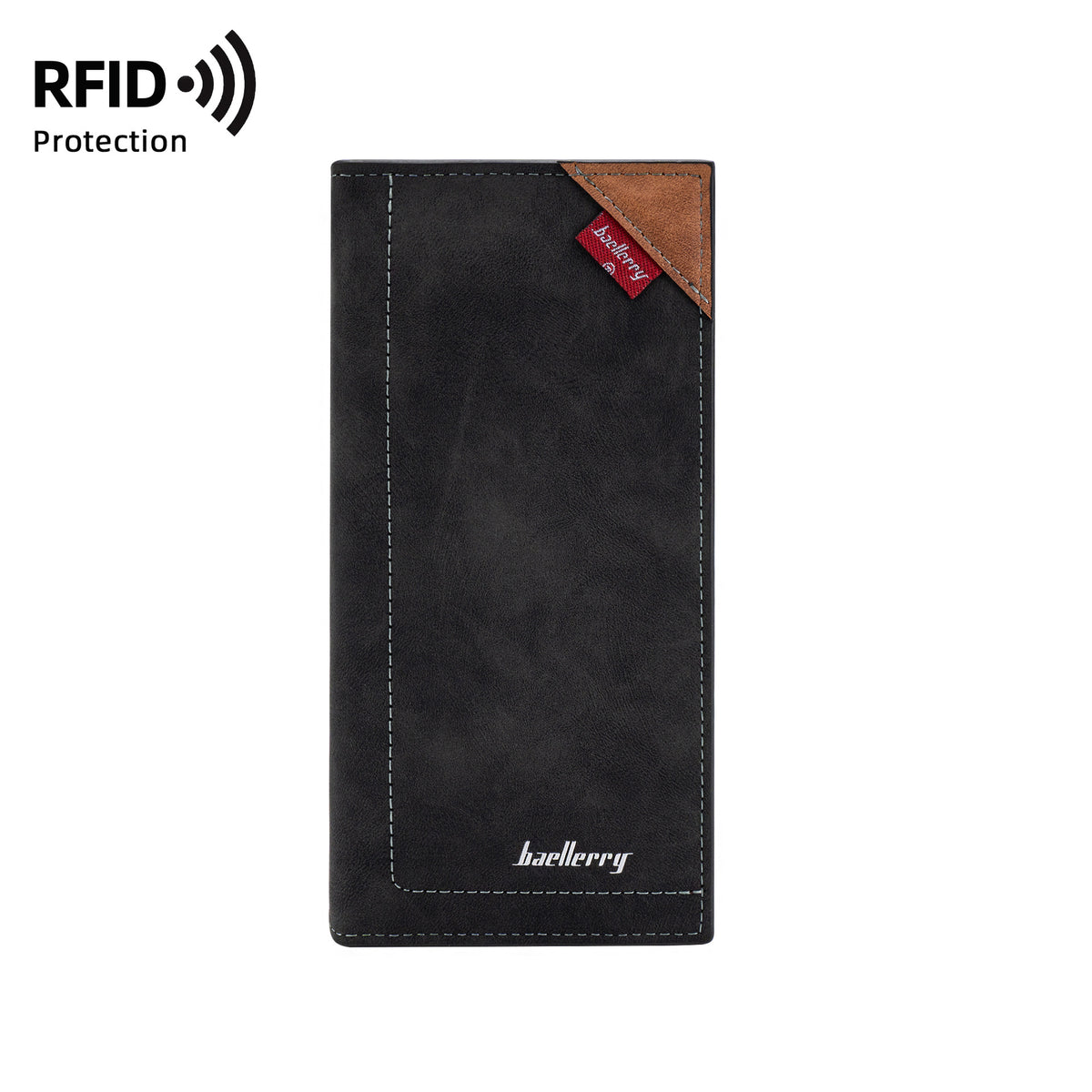 Men's Mid-length Color Matching Multiple Slots Suit Men's Wallet
