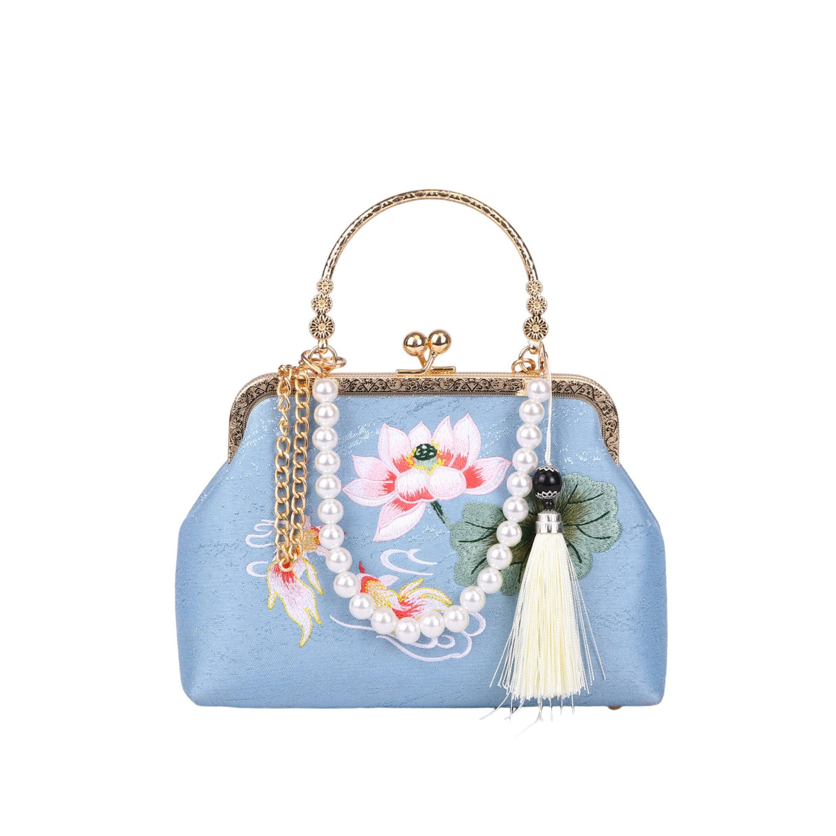 Mother Xi Chinese Style Han Clothing With Cheongsam Dinner Beaded Bags