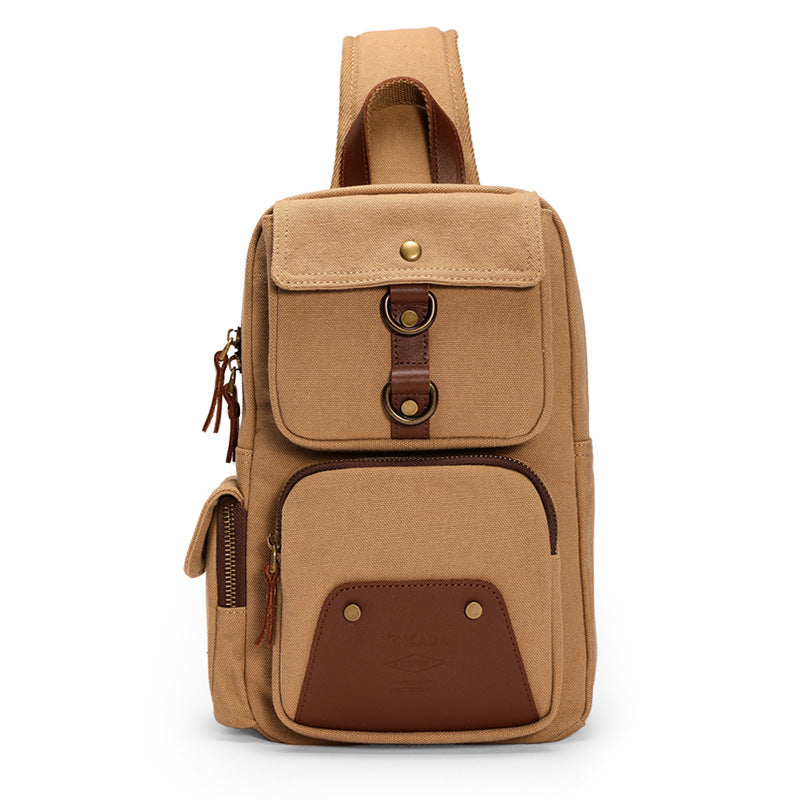 Retro Fashion Canvas Commuter Multi Compartment Men's Messenger Bags