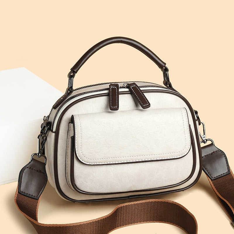 Women's High-grade Soft Leather Fashion Simple Trend Crossbody Bags