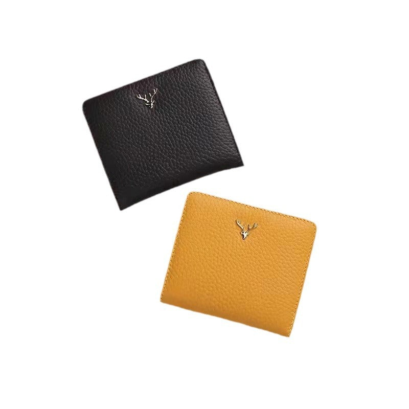 Women's Cowhide Mini Short Simple Fashion Trendy Handbags