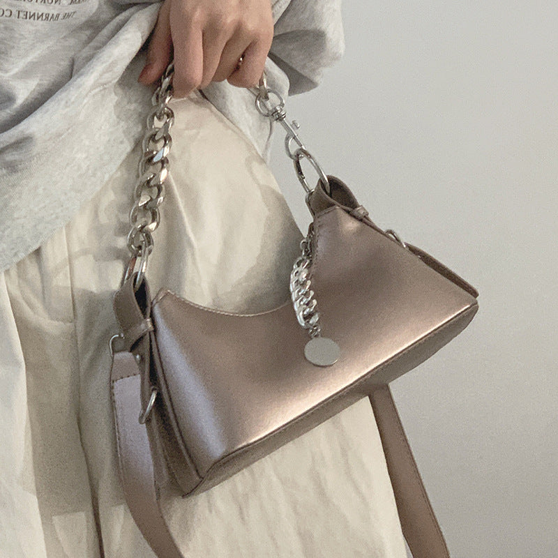 Women's French Minority High-grade Chain Trendy Small Square Bags