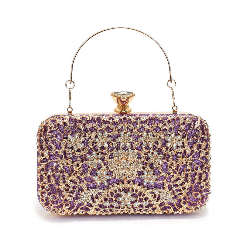 Inlaid With Diamond Dinner Banquet Clutch Bags