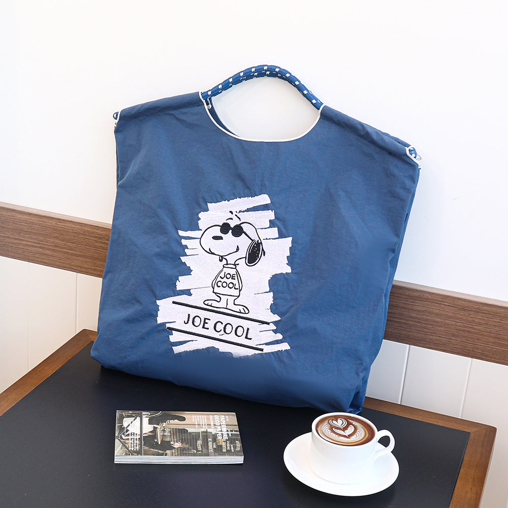 Embroidery Environmentally Friendly Nylon One Shopping Bags