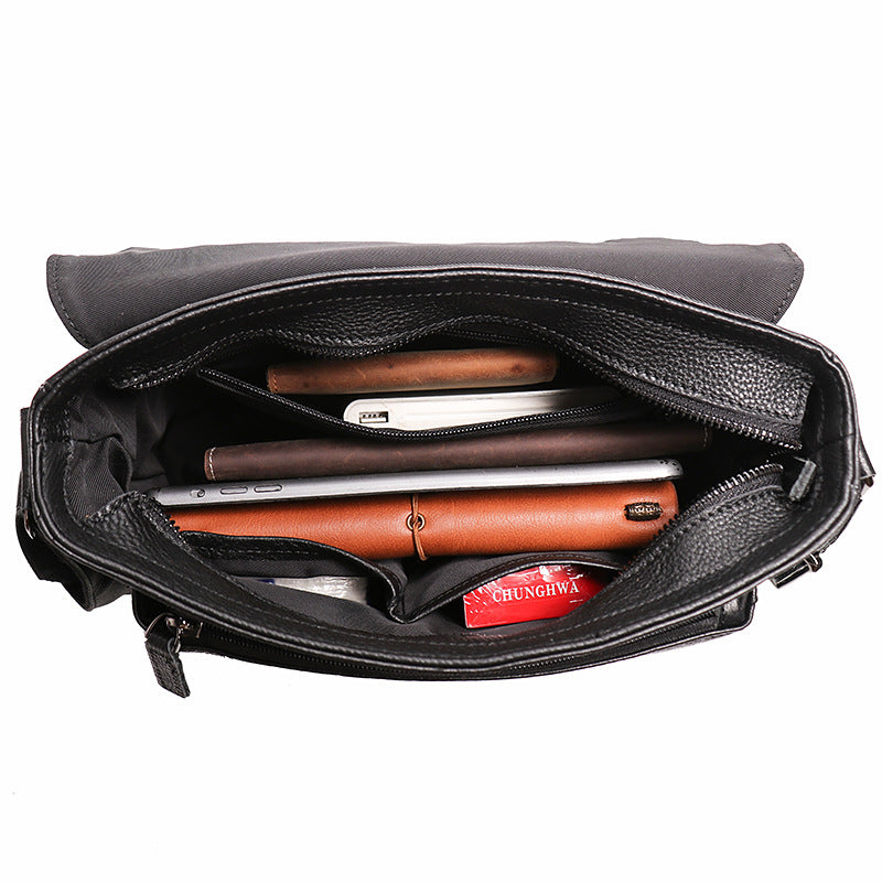 Women's & Men's Source Fashion Leather Cattle Men's Shoulder Bags