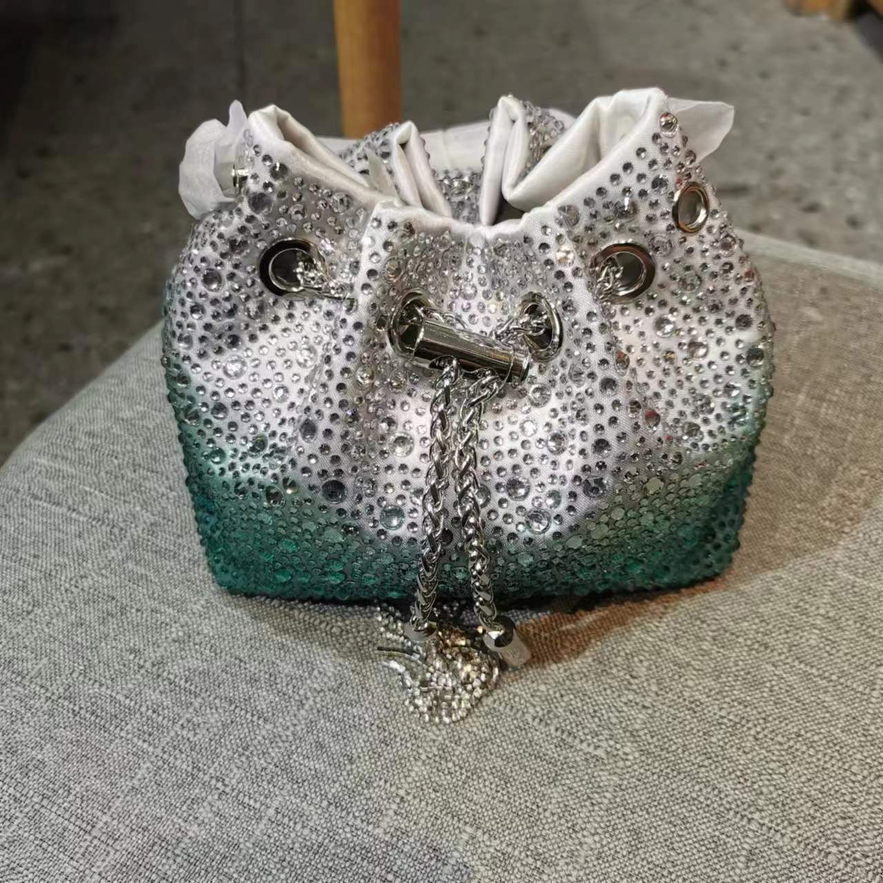 Women's Heron Live Streaming On Tassel Rhinestone Shoulder Bags