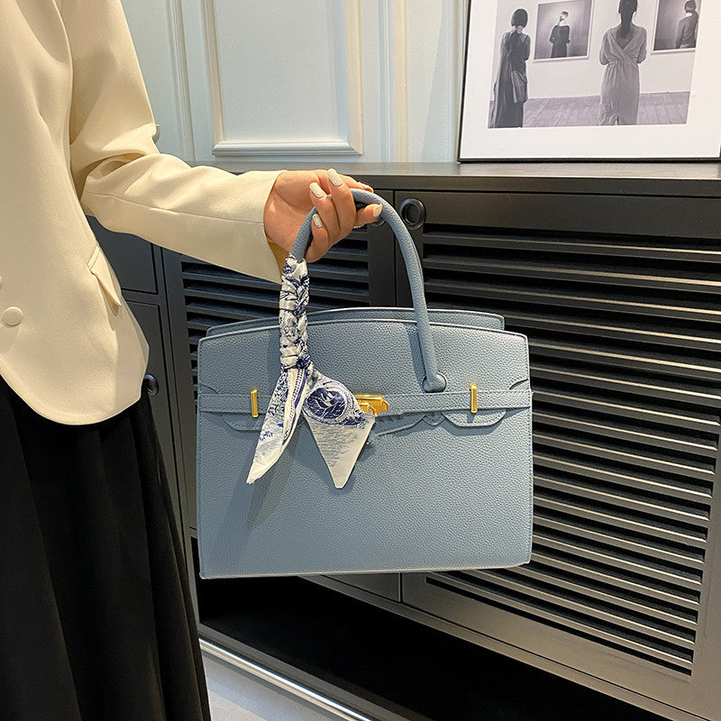 Women's Large Capacity Fashion Portable Platinum Big Women's Handbag