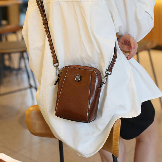 Women's Summer Genuine Leather Fashion Cowhide Shoulder Bags