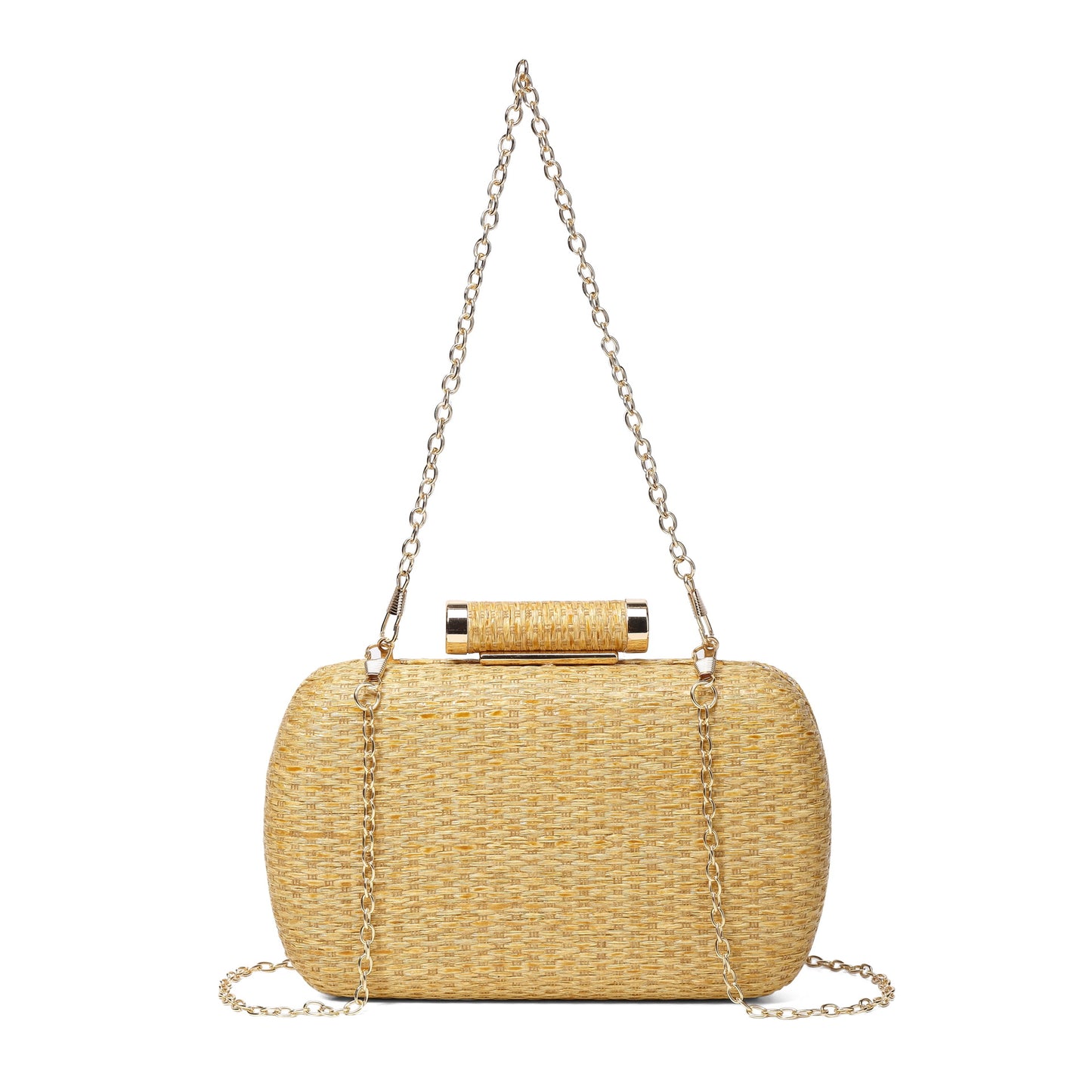 Women's Dinner Winter Straw Fashion Hand-woven Clutch Evening Bags