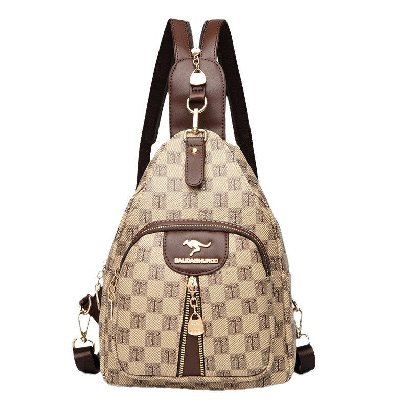 Women's Fashion Glamorous Comfortable Kangaroo Letter Waist Packs