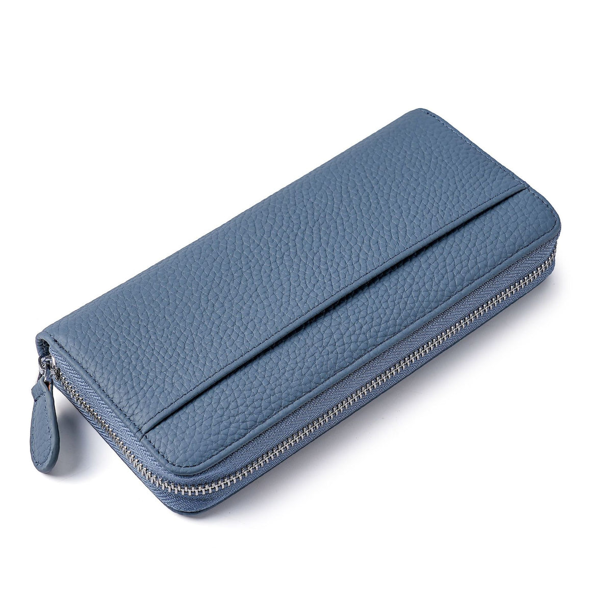 Women's Long Genuine Leather Large Capacity Mobile Ladies Wallet