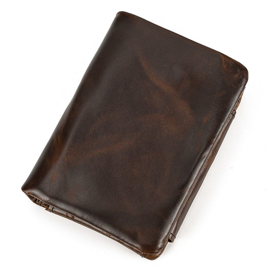 Men's Business Simplicity Short Multiple Slots Leather Men's Wallets