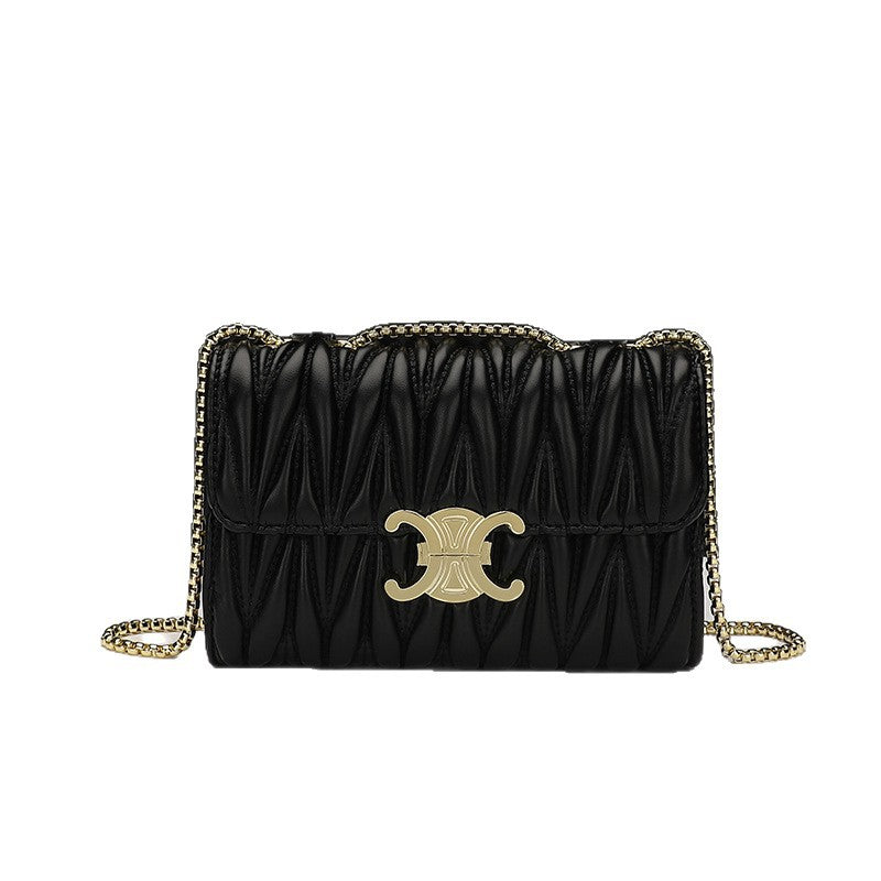 Simple Rhombus Embroidered Fashion Bone Chain Women's Shoulder Bag
