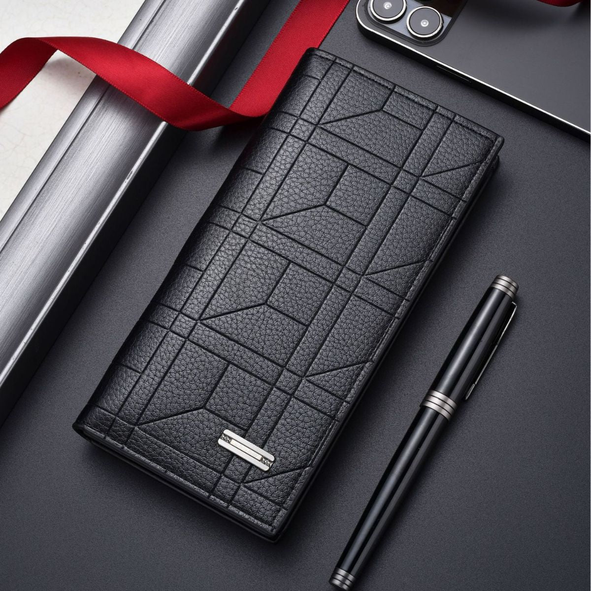 Casual Men's Long Green Large Capacity Men's Wallet