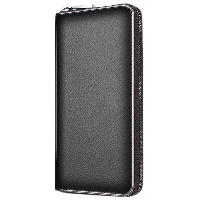 Men's Fashion Clutch Long Zip Business Purses