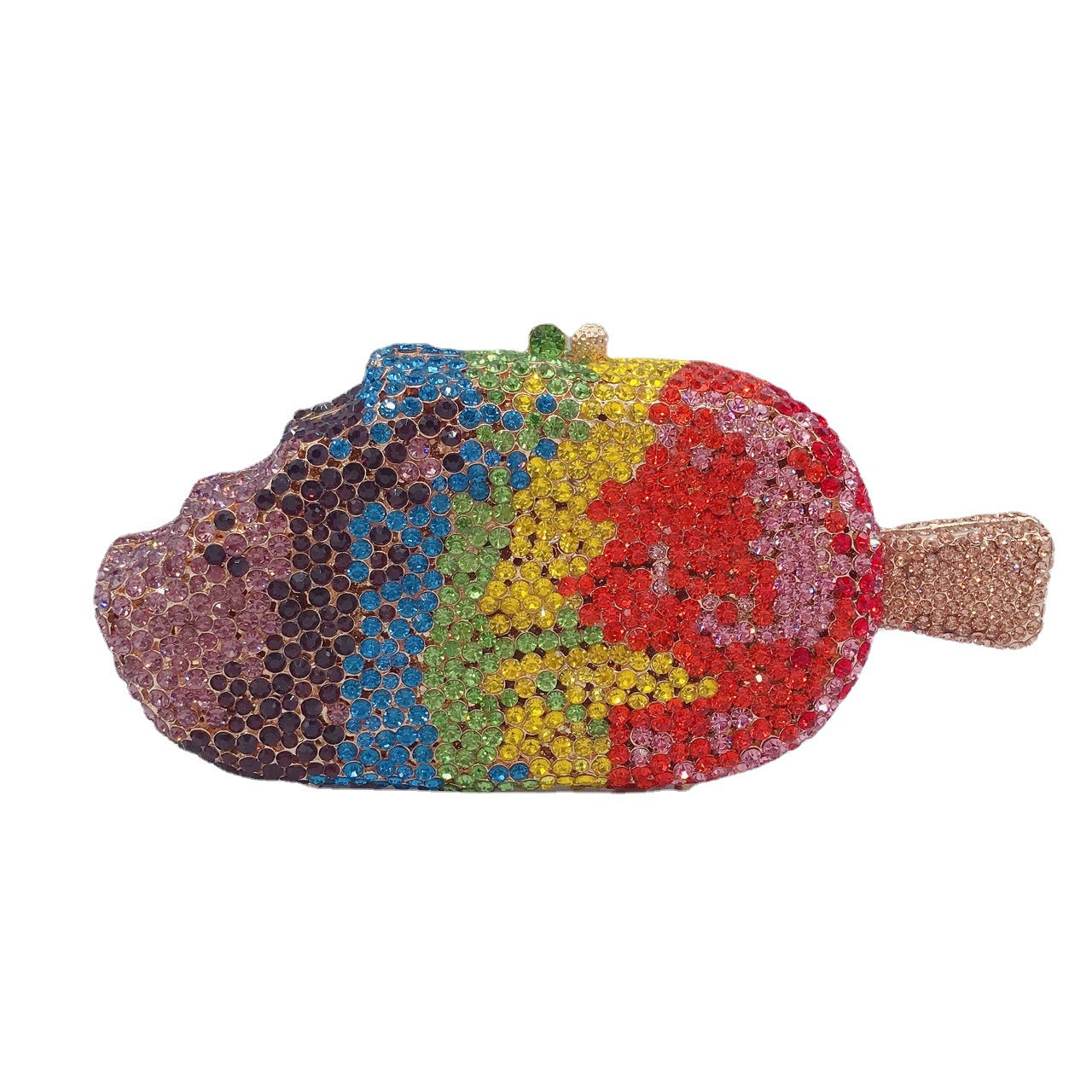 Ice Cream Diamond Red Gem Clutch Bags