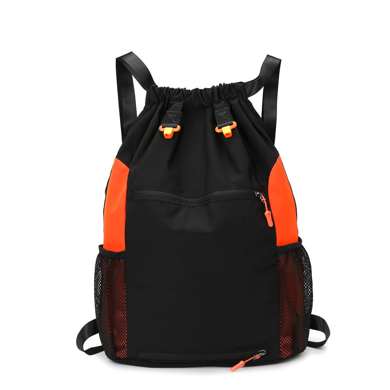 Basketball Nylon Male Female Solid Color Sports Backpacks