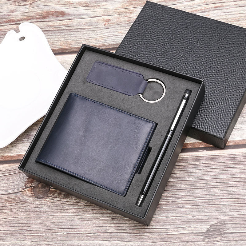 Men's Gift Suit Leather Ticket Short Men's Wallets