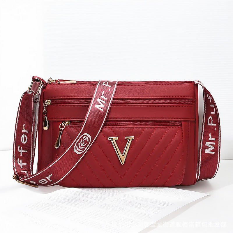 Durable Women's Fashion Embossed Trendy Mom Bags