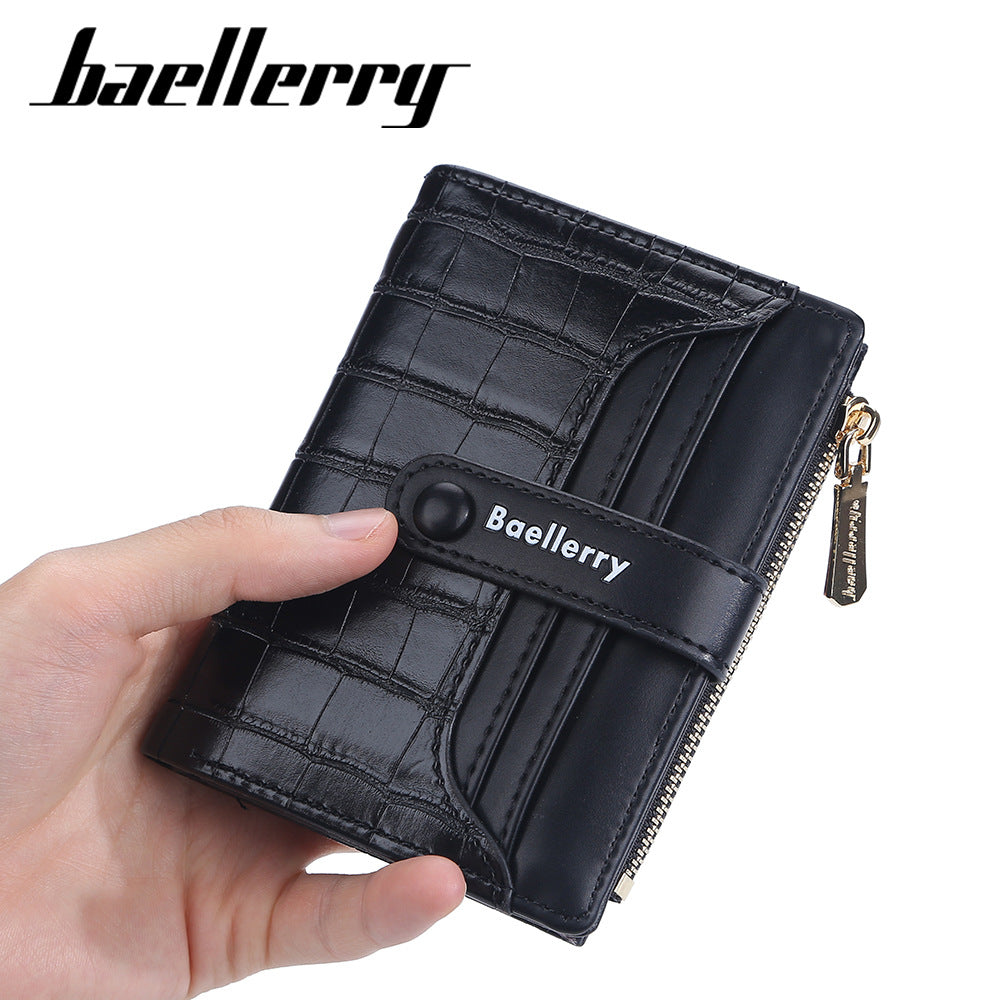 Women's Korean Style Stone Pattern Fashion Hasp Coin Purses
