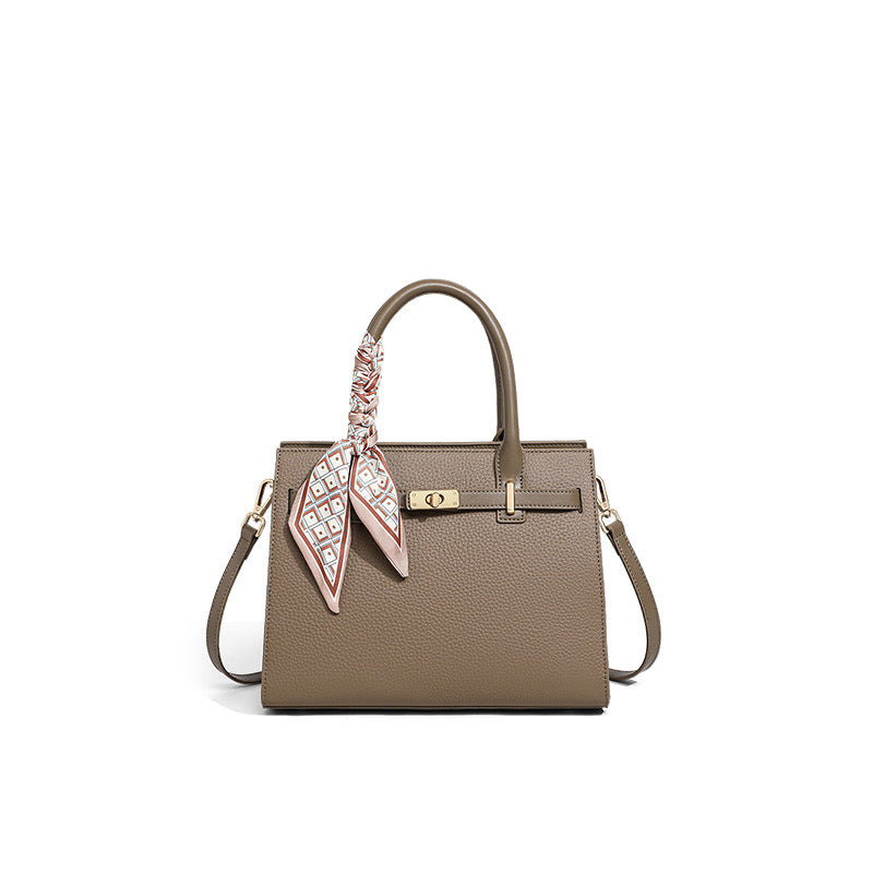 Women's Leather Light Luxury Large Capacity Mom Women's Messenger Bag