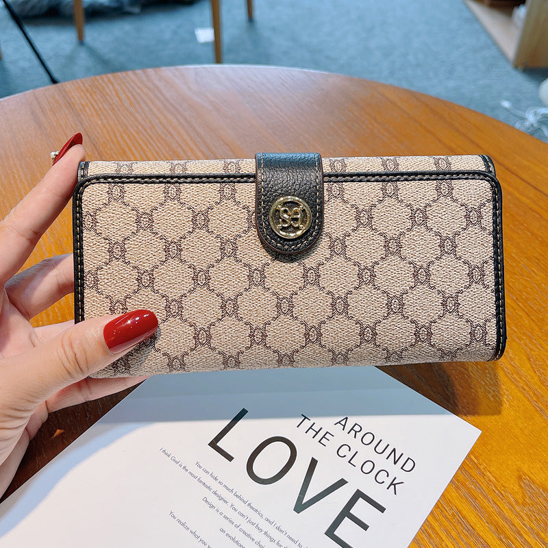 Women's Long Mobile Versatile Multiple Slots Large Capacity Genuine Bags
