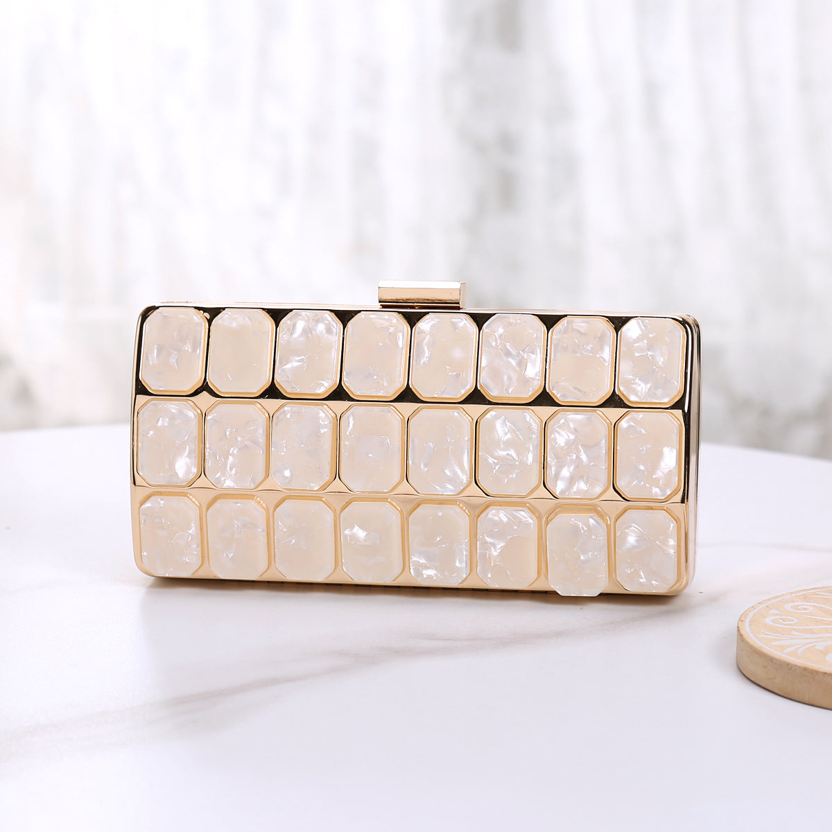 Comfortable Durable Stylish Acrylic High-grade Chain Evening Bags